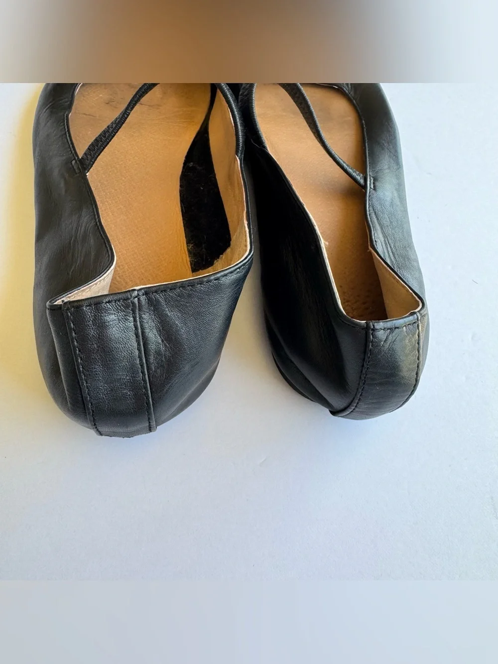 Madewell Shoes Wm 9 Classic Black Leather Mary Jane Ballet Flats The Greta